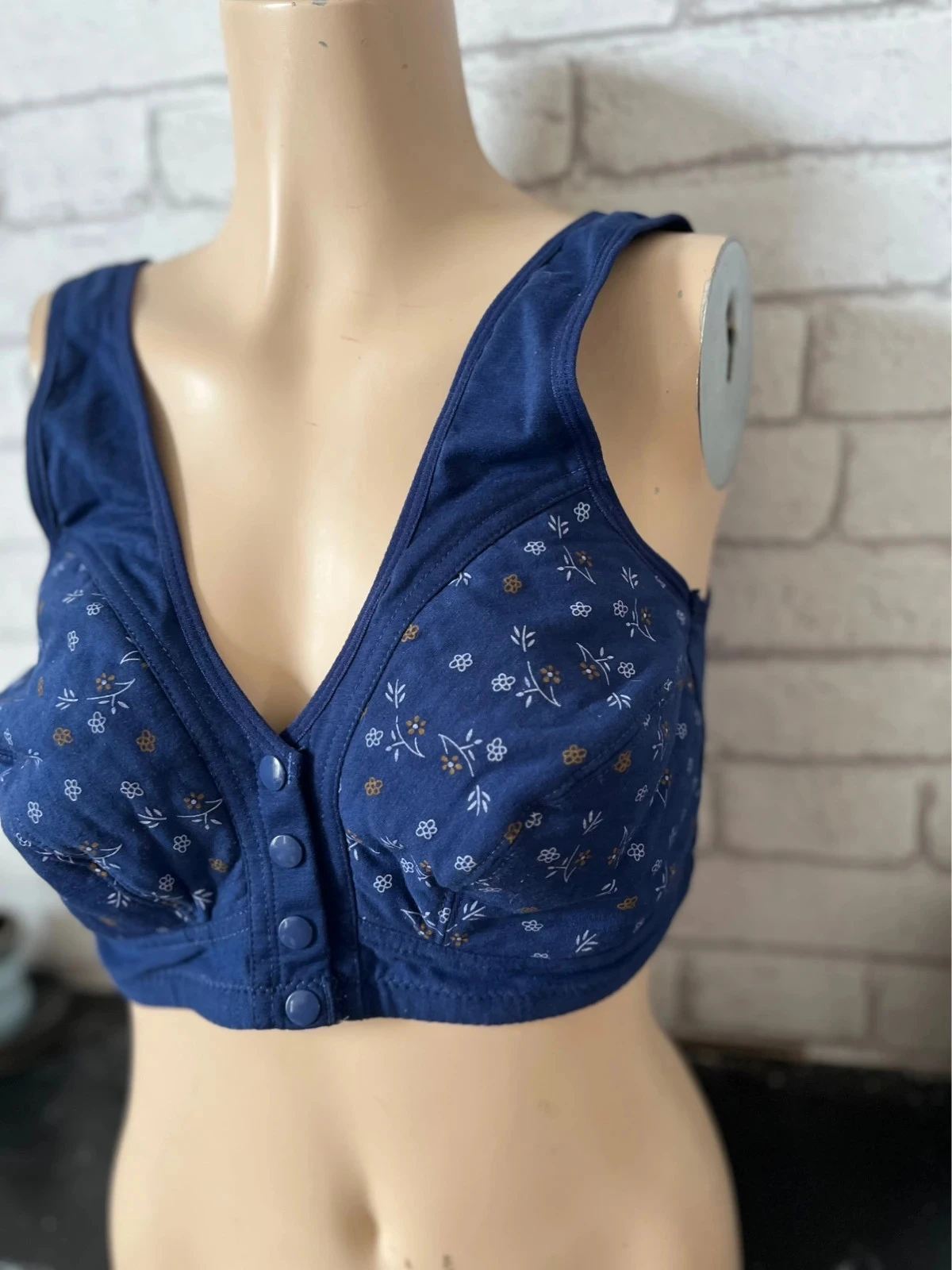 Floral blue bra – size 42 – photo 2